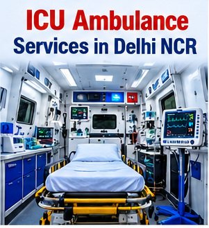 ICU ambulance interior